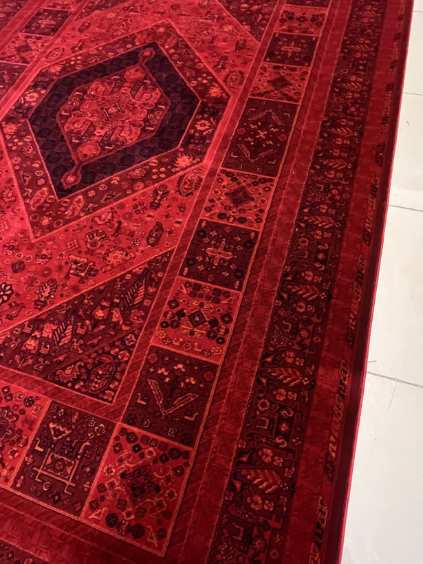 فرش گبه ماشینی کد4142 الیاف پلی استر
