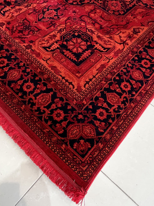 فرش گبه ماشینی کد4140 الیاف پلی استر