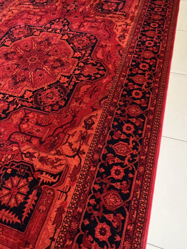 فرش گبه ماشینی کد4140 الیاف پلی استر