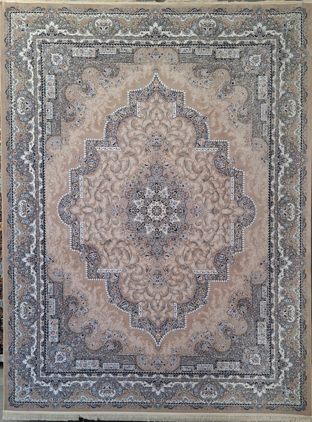 فرش ۱۲۰۰ شانه کد ۸۱۳۲ رنگ فیلی تراکم ۳۶۰۰ صددرصداکرلیک
